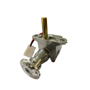 Electric scooter ignition key lock assembly with wiring connector