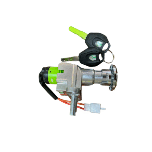 Electric scooter ignition switch lock set with keys and wiring