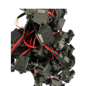 Electric scooter fuse holder with wiring for EV electrical protection