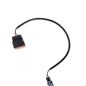 Electric scooter push button switch with wire and connector