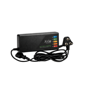 XeGo electric vehicle battery charger with LED status indicators