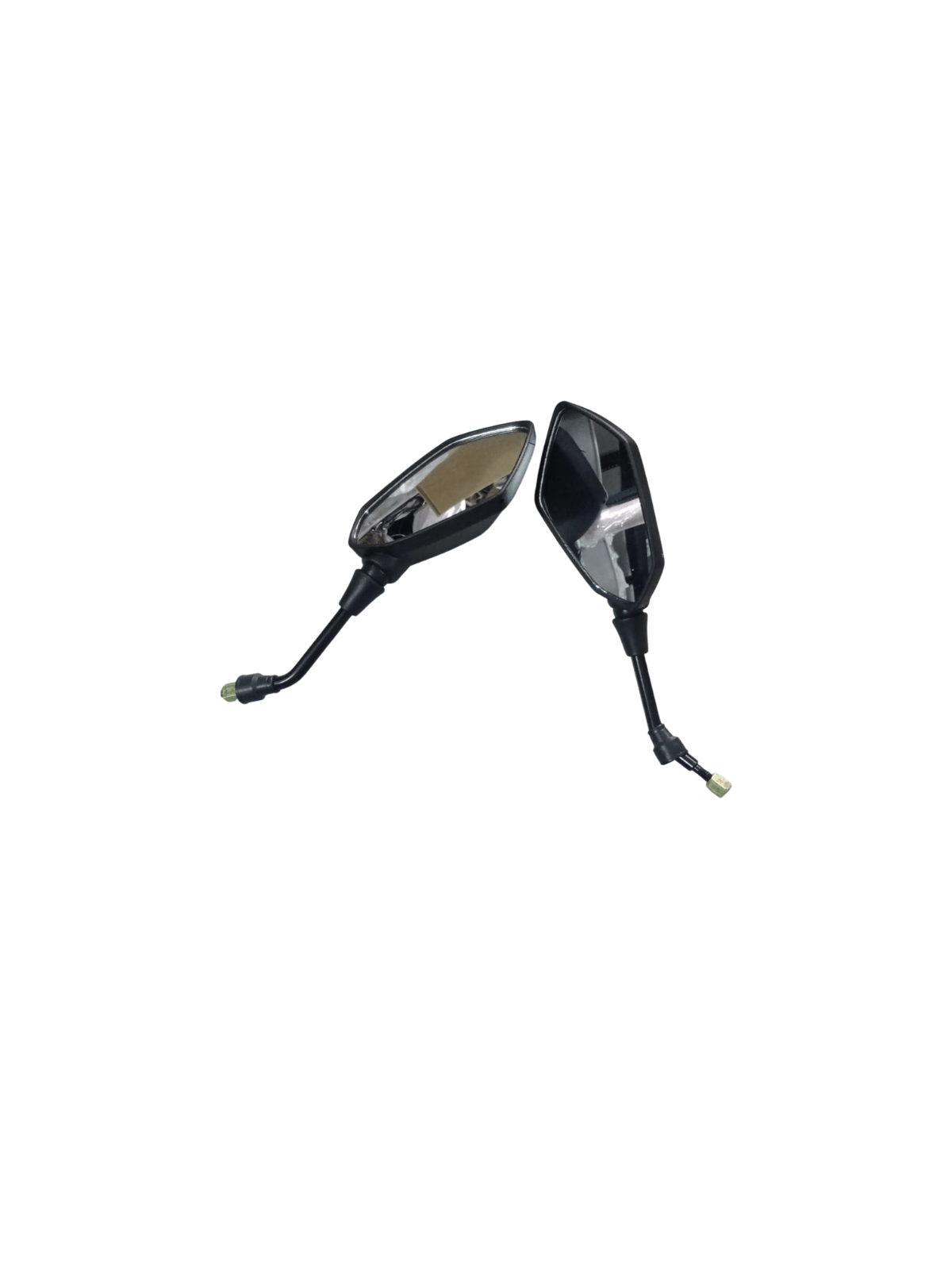 Heavy quality diamond shape rear view mirror set for scooter