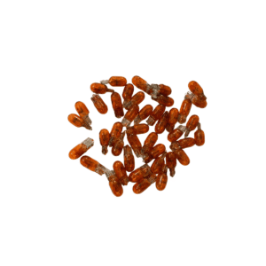Small indicator light bulb amber for bike and scooter