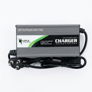VOLTUP LITHIUM CHARGER 60V6AMP 
(71.4V CUT OFF ) MOQ-03